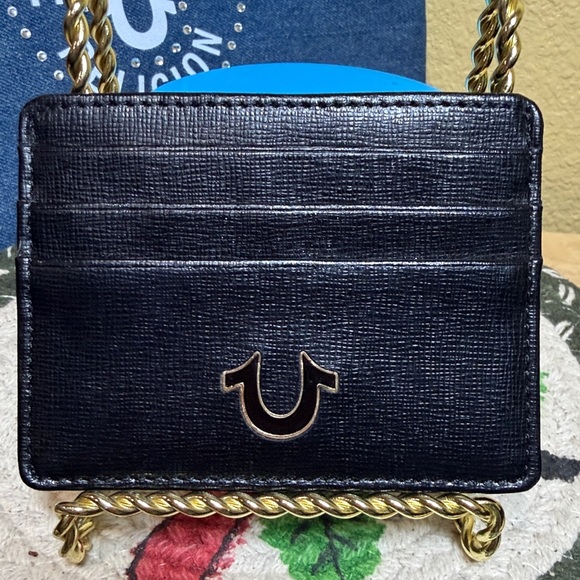 NWT True Religion cosmetic Bag with Cardholder & keychain - Picture 6 of 7